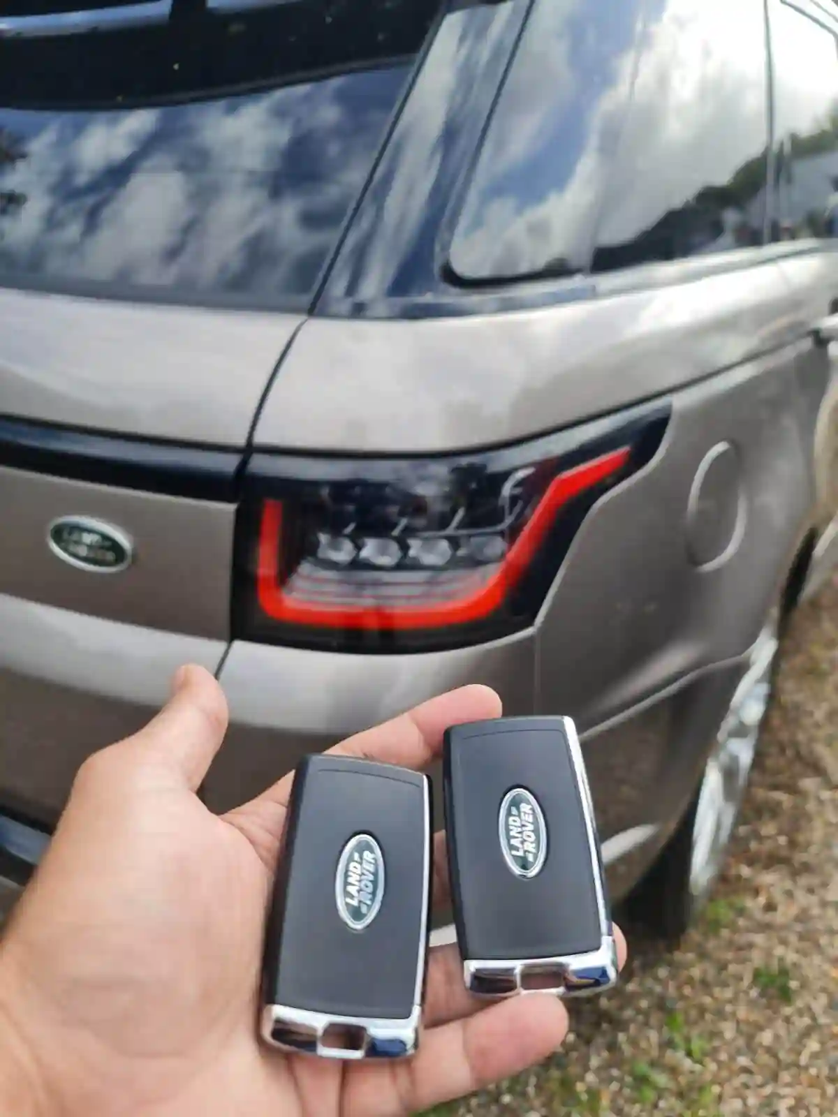 Lost Land Rover key